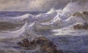 unknow artist Waves and Rocks china oil painting reproduction